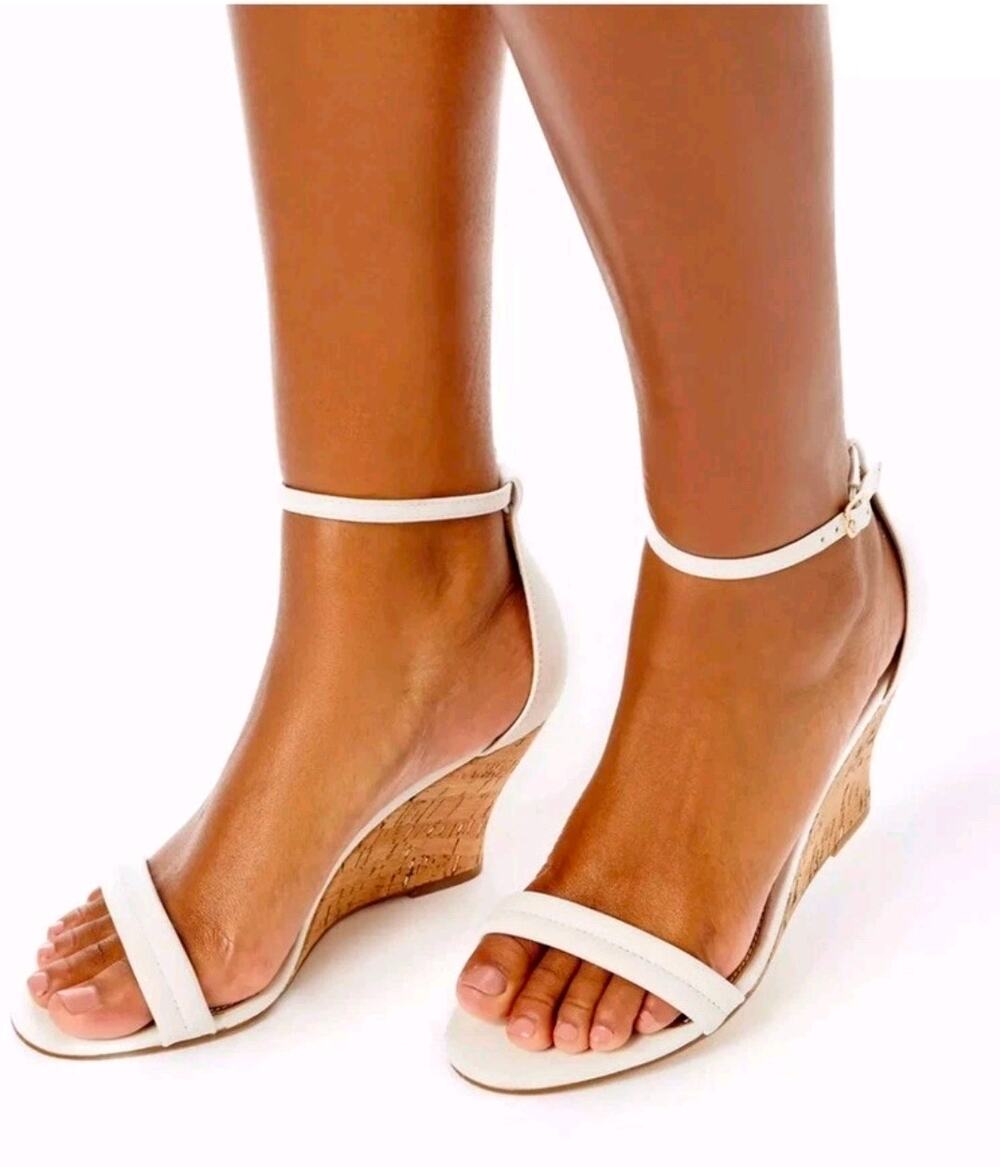 NIB Lilly Pulitzer Jenna Wedge Sandals 8.5M
